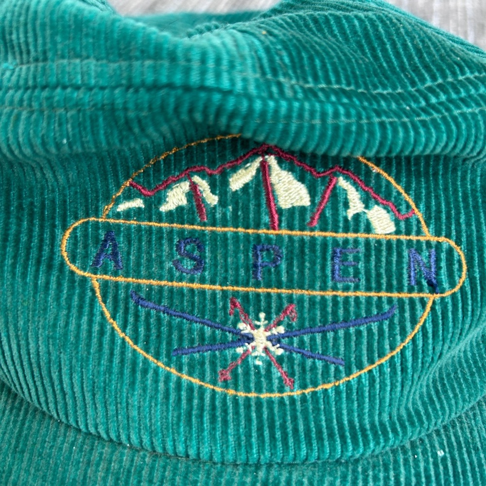 Vintage Supreme Green Corduroy Tourist Hat